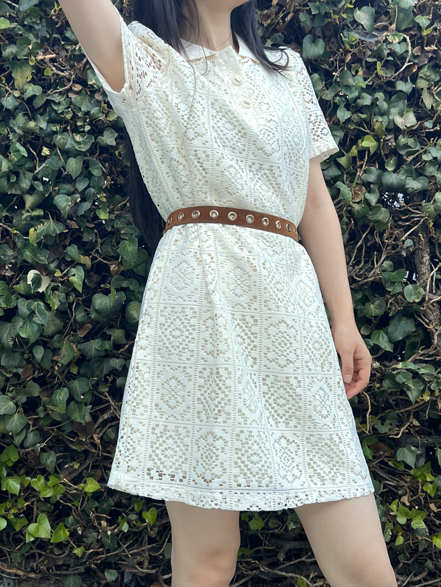 Little Fairy Hollow Lace Shift Skirt