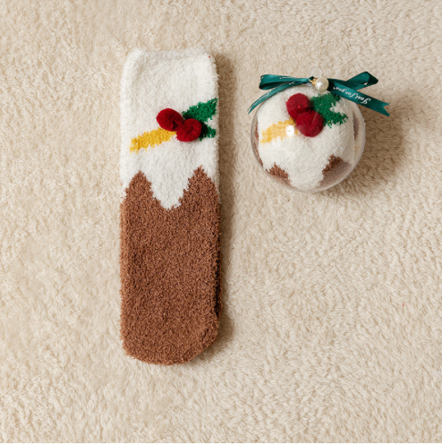 [Christmas Special] [Adult] Santa Tree Pattern Socks